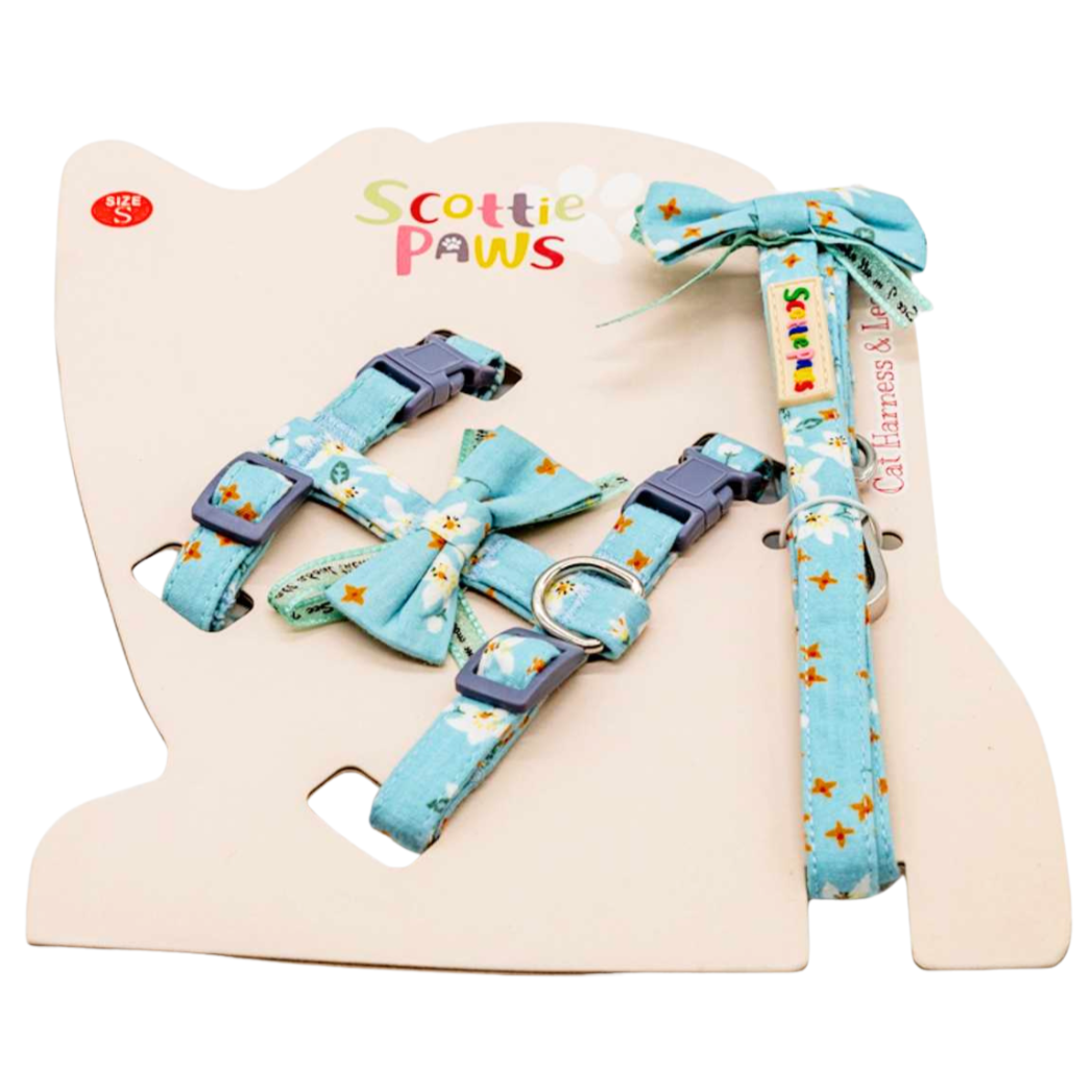 All Things Pretty in Blue Harness and Lead Set