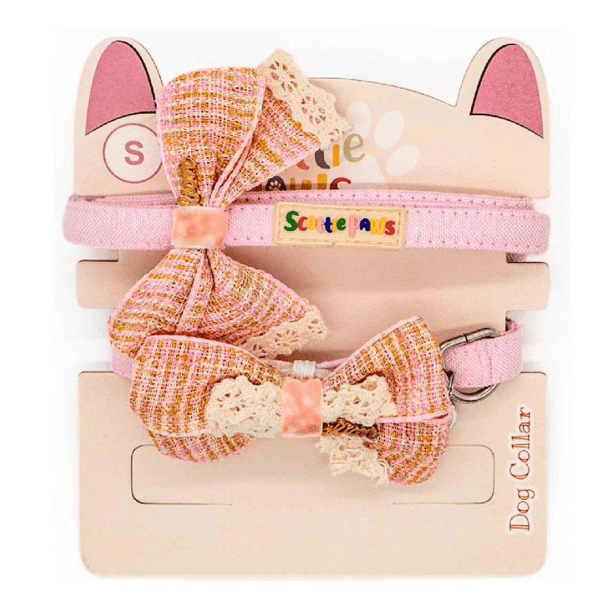 Pretty Frills Collar, Lead and Bow Set