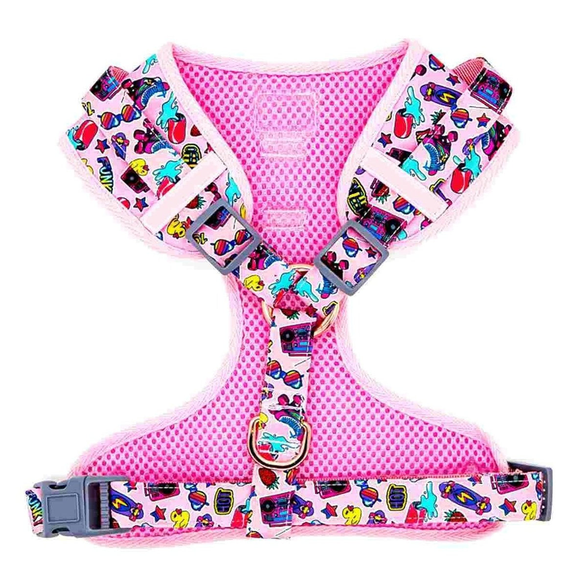 Summer Vibes Adjustable Dog Harness