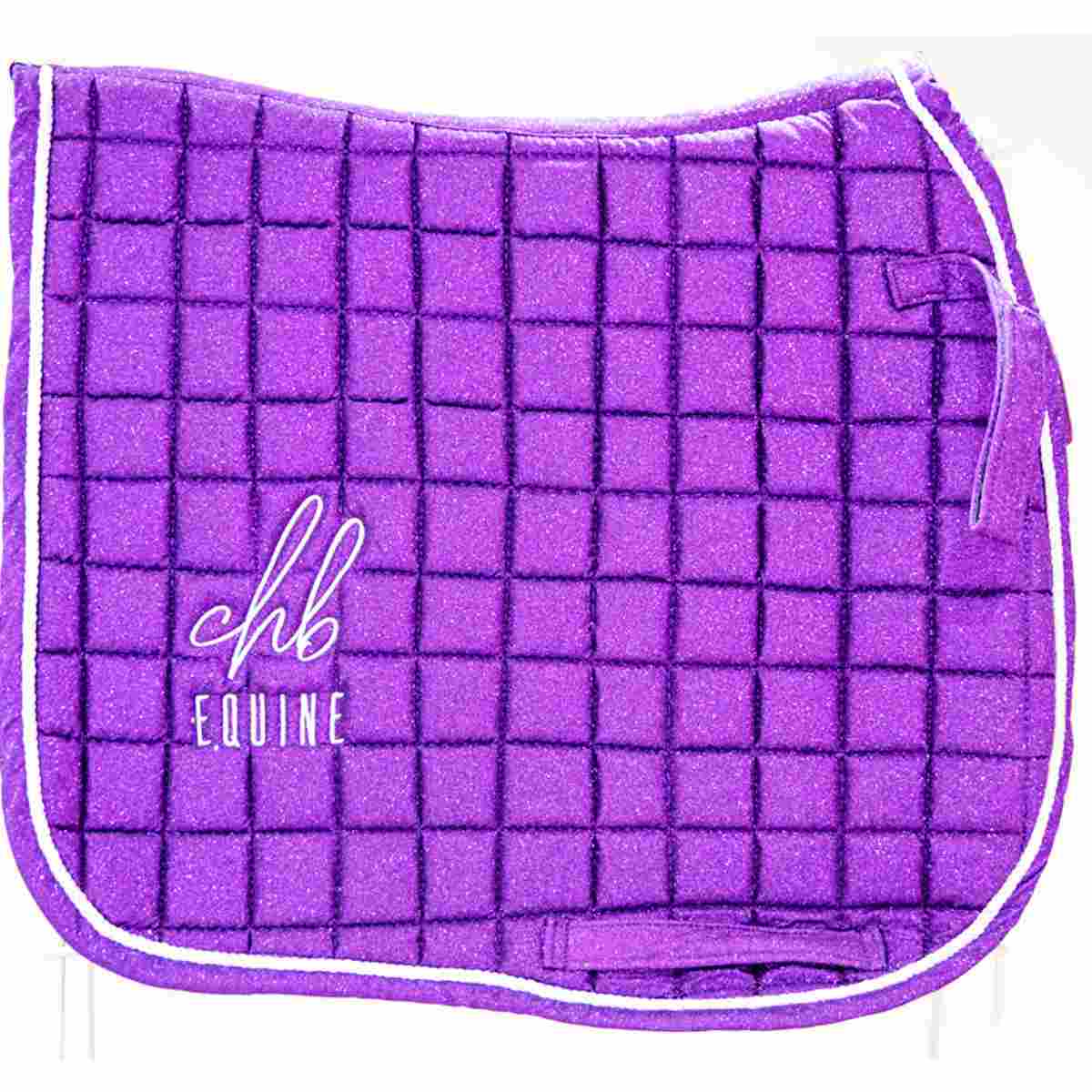Purple Glitter Saddlecloth