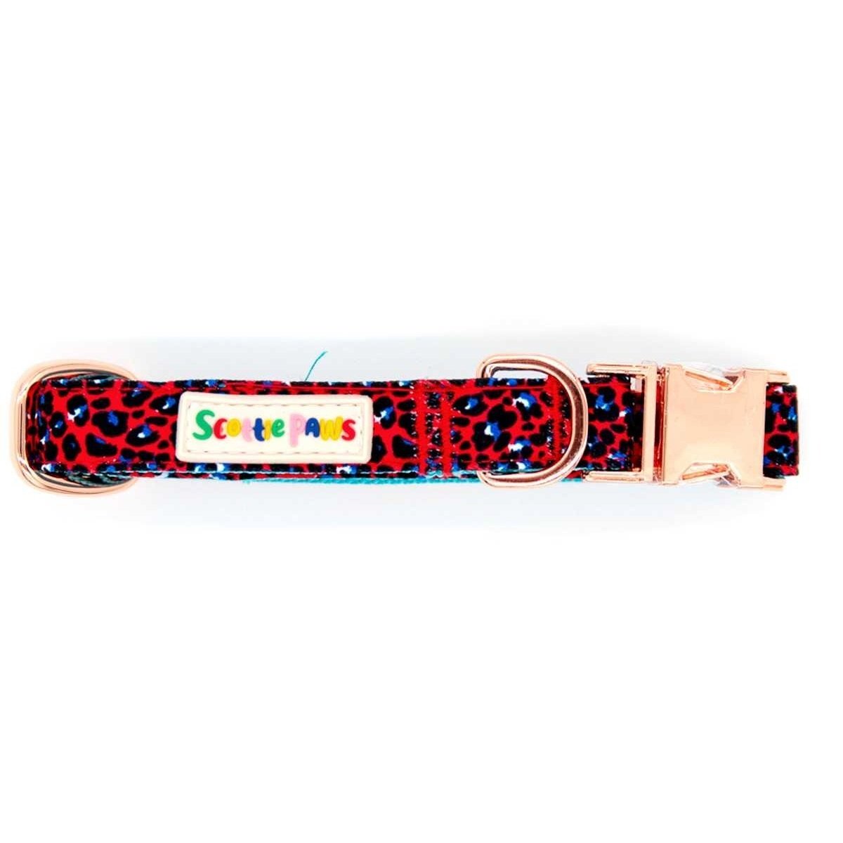 Flame Red Dog Collar