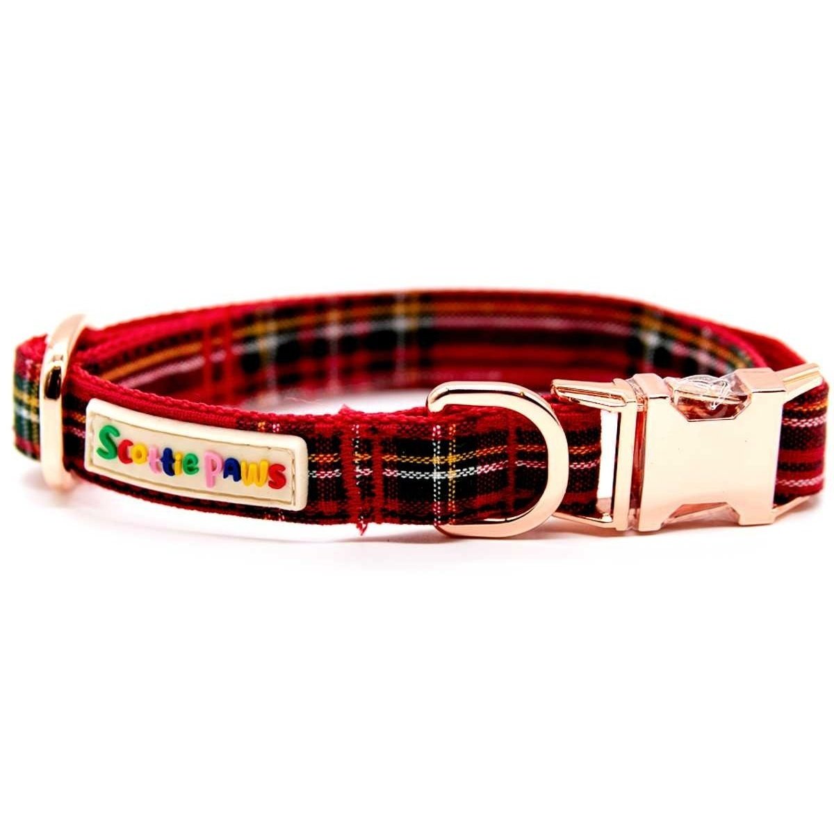 Ruby Red Dog Collar